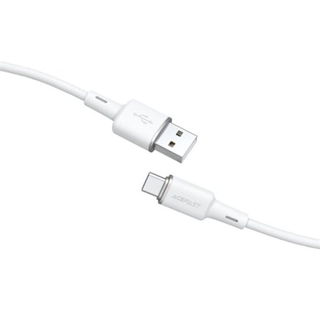 Acefast USB-kabel - USB typ C 1,2 m, 3A vit (C2-04 vit)