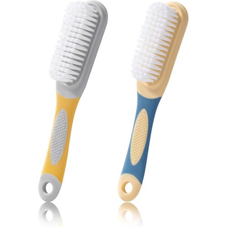 Shoe Brush, 2-Pack Soft Sneaker Brushes, Clothes Brush, Can Be Hung Up, Shoe Cleaning Brush
