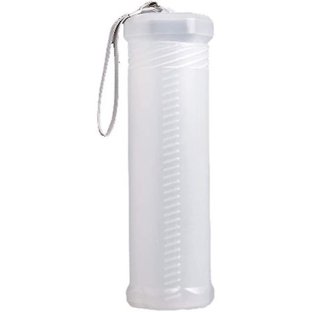 Plastbørsteetui Klar Penselholder Lang Penselrør Akvarellpennbeholder Tegneverktøy