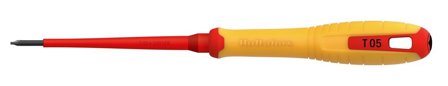 Hultafors 446545 Skrutrekker for Torx, isolert 1000 volt T 05 x 100 VDE, Håndverktøy
