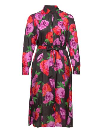 Kcflorisa Shirt Dress Patterned Kaffe Curve