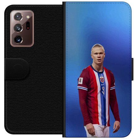 Kompatibelt Lommeboketui til Samsung Galaxy Note20 Ultra Erling Haaland Manchester City Norge fotball angriper toppspiller utrolig målproduksjon kraft