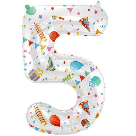 Sifferballong Joyful "0-9" Tallet 5
