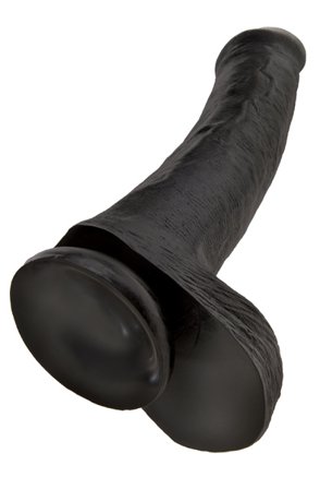 Kjøp Pipedream King Cock with Balls Black 33cm - XL dildo | God pris