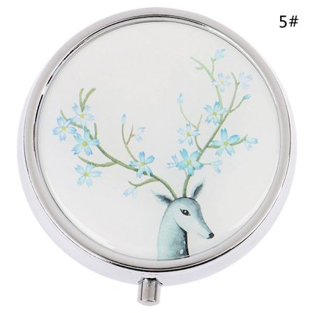 Sammenleggbar pilleboks, essensielt for reise, pilledelere, metall pilleetui, medisinbeholder, organizer, Pastilleros Pildoras Estuche