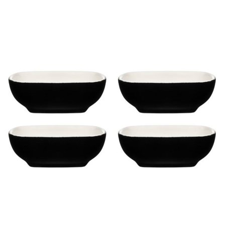 Dyppeskåle i stentøj, ovnfaste op til 200 °C, 4-pak