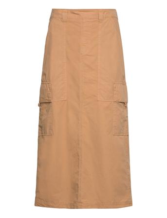 Mmbreden Cargo Skirt Beige MOS MOSH