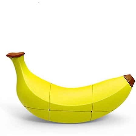 Banana Cube 33 Magic Cube 1:1 Realistinen 3D Hedelmäkuutio Erikoismuotoinen Palapelikuutio Lasten Opettavainen