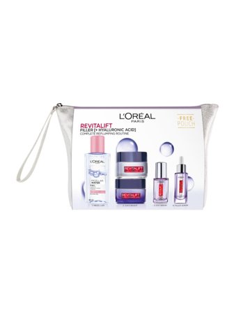 L'Oréal Paris Revitalift Set cont.: Filler Hyaluronic Acid Serum 30 ml (GH 1441509) + Filler Eye Serum 20 ml (GH 1581784) + Night Cream 50 ml + Day 