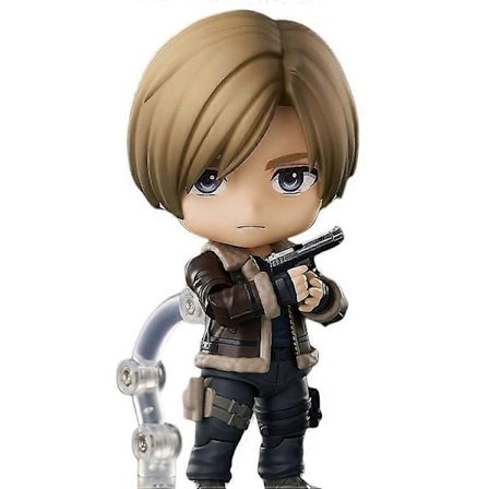Resident Evil 4 Leon S. Kennedy Q Versio Toimintahahmo Anime PVC Malli - Täydellinen