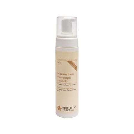 Biofficina Toscana Mousse Basic Viso Corpo Capelli 200ml