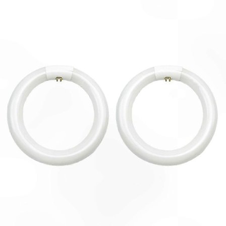 22W T9 Pyöreä Loisteputki, Korvaava 8-tuumaisille Pyöreille Kattovalaisimille, 2 kpl [DB]