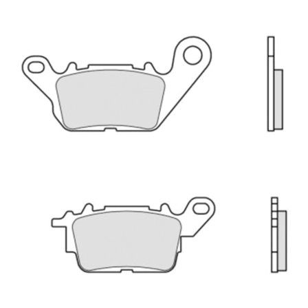 Tecnium Organic Scooter Brake Pads Front - Yamaha Delight 125 2017-2021