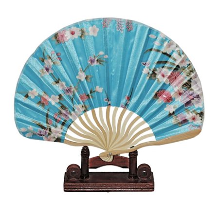 Vifte - Skalformet bølget [Brun] - Turkis