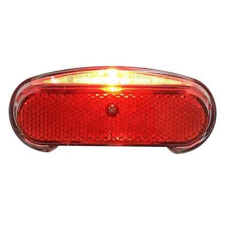 6V-48V E-Bike Baklampa Elektrisk Cykel Bakljus E-Scooter Natt Säkerhet LED Varnings Baklampa