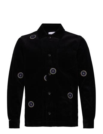 Layton Corduroy Aoe Overshirt Black Les Deux