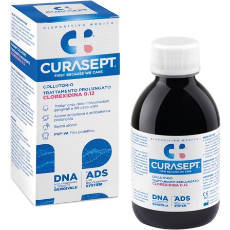 Curasept Collutorio 0,12% ADS + DNA 200ml Trattamento Orale