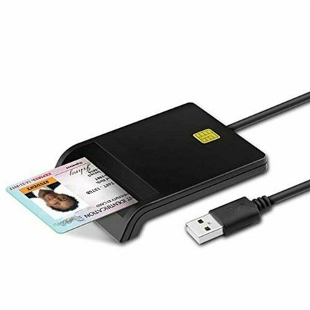 USB 2.0 Smartkortläsare ID SIM-kortläsare ID-kortläsare Bärbar