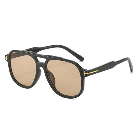 Luksuriøse Oversized 2024 Aviation Solbriller med Tilpasset Logo til Kvinder og Mænd Kvadratiske Stel Shades Luksus Briller