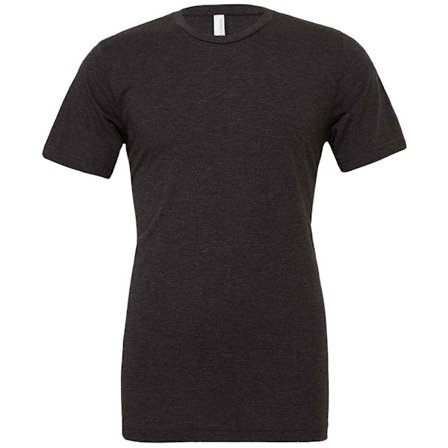 Bella + Canvas Unisex Tri-Blend T-shirt XL Charcoal Black