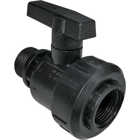 2 Ball ventil enkel union hann-hunn trykk - ball stop ventil,