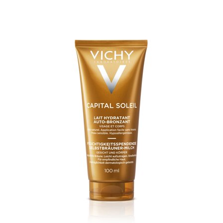 VICHY Capital Soleil Autoabbronz Viso/Corpo 100ml - Autoabbronzante viso