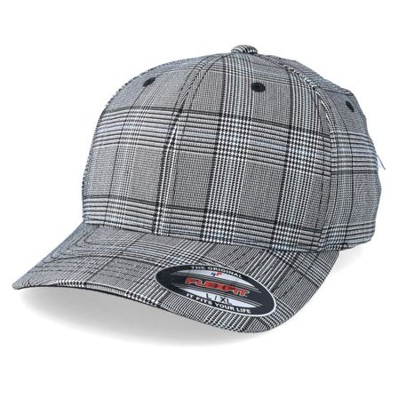 Flexfit - Multi flexfit Keps - Fashion Black/White Flexfit @ Hatstore