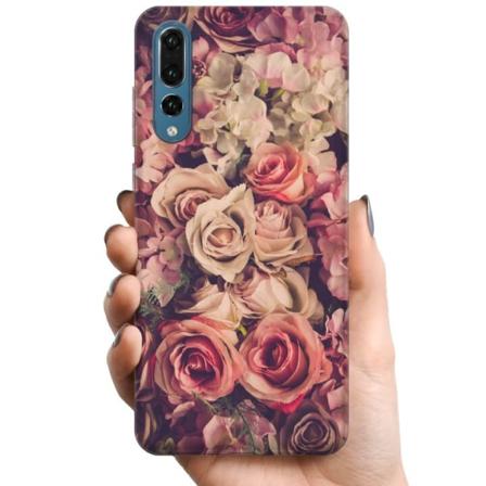 Huawei P20 Pro TPU Mobilcover Blomster