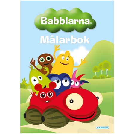Kärnan Babblarna Målarbok