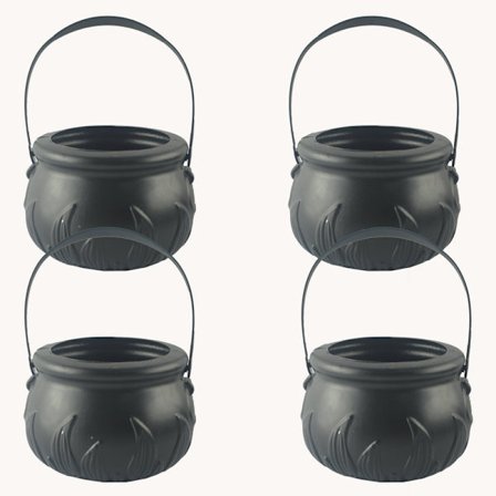 Mini musta pata, muovinen noitapata, noitien pata Ca