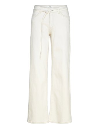Trousers Denim Johanna Ecru White Lindex