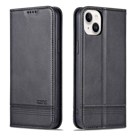 iPhone 15 plus - Pl nboksfodral Magnetisk i L der 3-kortfack