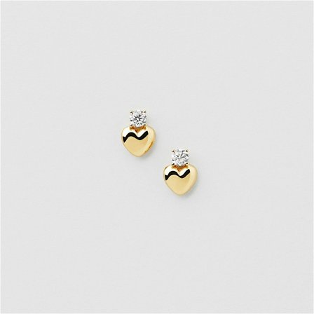 Hanne Heart Studs