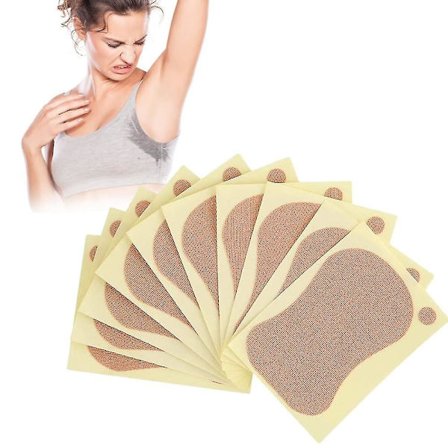 10 stk. 9 x 6,5 cm svedpuder til armhuler - deodorant armhuleplaster unisex svedabsorberende armhulepude, absorberende antiperspirant lugtark til 