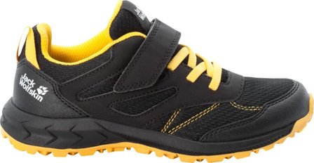 Jack Wolfskin Kids' Woodland Low Vc Children hiking shoes Black 34