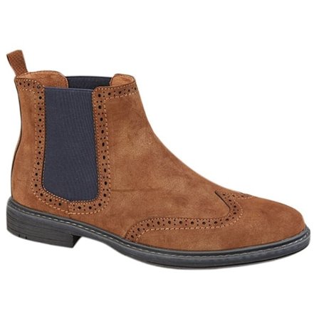 Goor Chelsea Boots för män 8 UK Tan