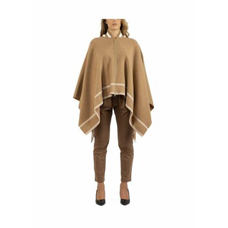 Herno Shirts Brun, Dame Poncho, Størrelse: ONE Size