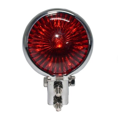 Bakre Bakljus Hög Ljusstyrka Liten Rund Retro Motorcykel LED Broms Bak Signal Ljus