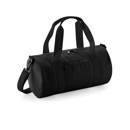 Bagbase Mini Barrel Axelväska (2-pack) One Size Svart/Svart