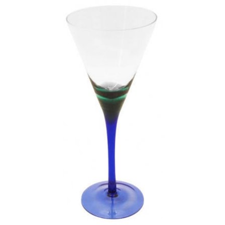 Unika vinglas på blågrön fot 12 pack