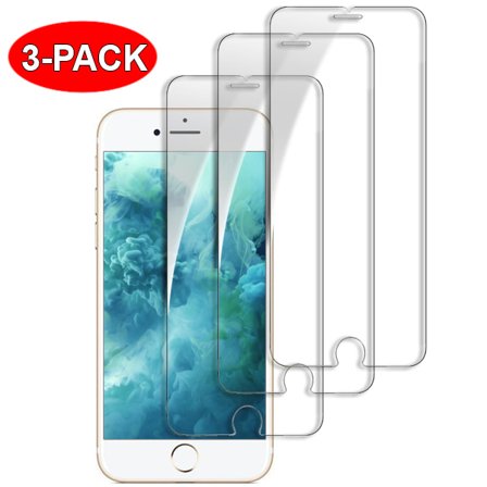 3-Pack - iPhone 7/8/SE(2020/2022) Skjermbeskytter i herdet glass