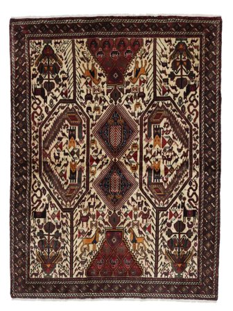 Médaillon Afshar Shahre Babak Tapis 170X227 Laine