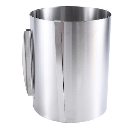 Justerbar kakring hög 20 cm - Bakring i rostfritt stål justerbar - Hög bakform för enkel användning