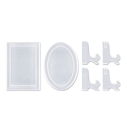 Valokuvakehyksen hartsimuotti D H:lla, suorakaiteen muotoiset epoksimuotit hartseille, tee-se-itse Ha