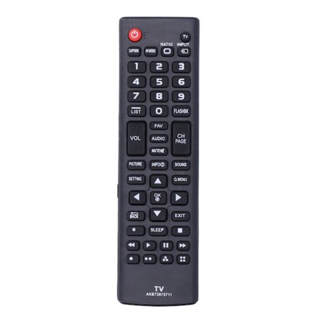 AKB73975711 TV-fjärrkontroll Ersättning för LG 32lb550b/32lb550buc/32lb5600 Svart