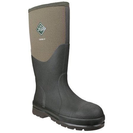 Muck Boots Unisex Chore Classic Hi Steel Safety Wellington Boot
