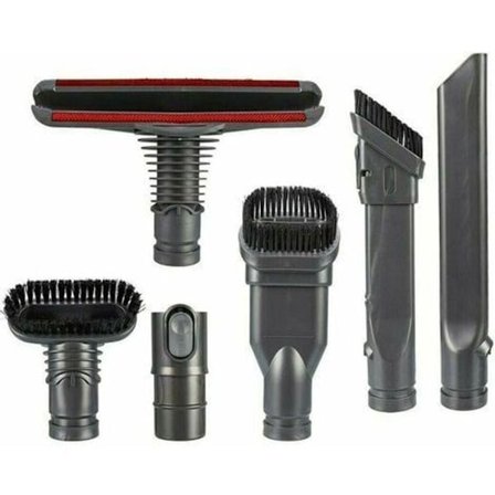 Dyson DC32 DC33 DC19 DC19 T2 DC20 - 6 kpl:n litteän imusuulakkeen harjasarja kapeille KLB:lle