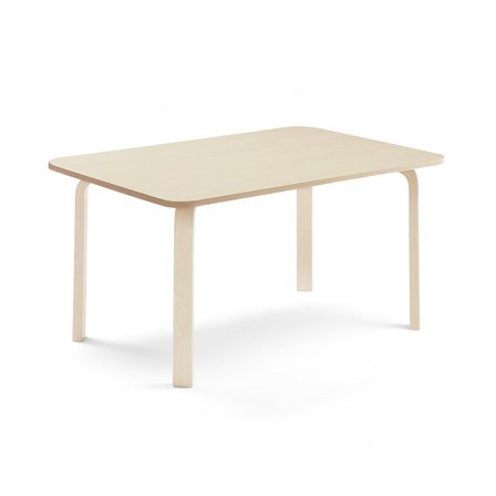 Tisch ELTON, 1200x700x590 mm, Laminat Birke, Birke