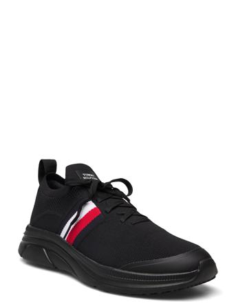 Modern Runner Knit Stripes Ess Tommy Hilfiger Black