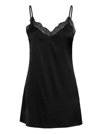 Rhjasmine Silk Blend Sl Strap Night Black Rosemunde